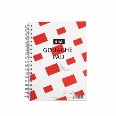 HIMI GOUACHE BLOCK DE 50 PÁGINAS (160 GRS, 17.8CM * 25.4CM)