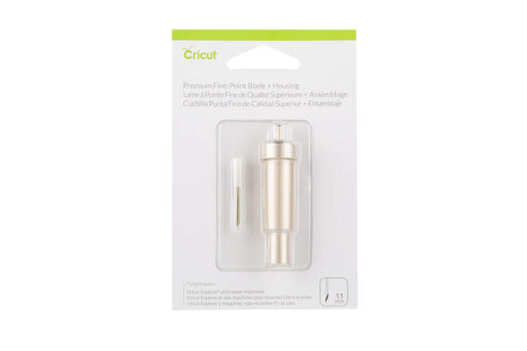 Cuchilla punta fina premium Cricut con portacuchillas