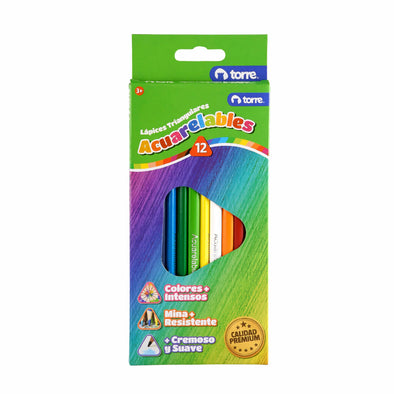 Lápices de colores acuarelables