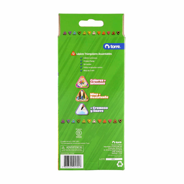 Lápices de colores acuarelables