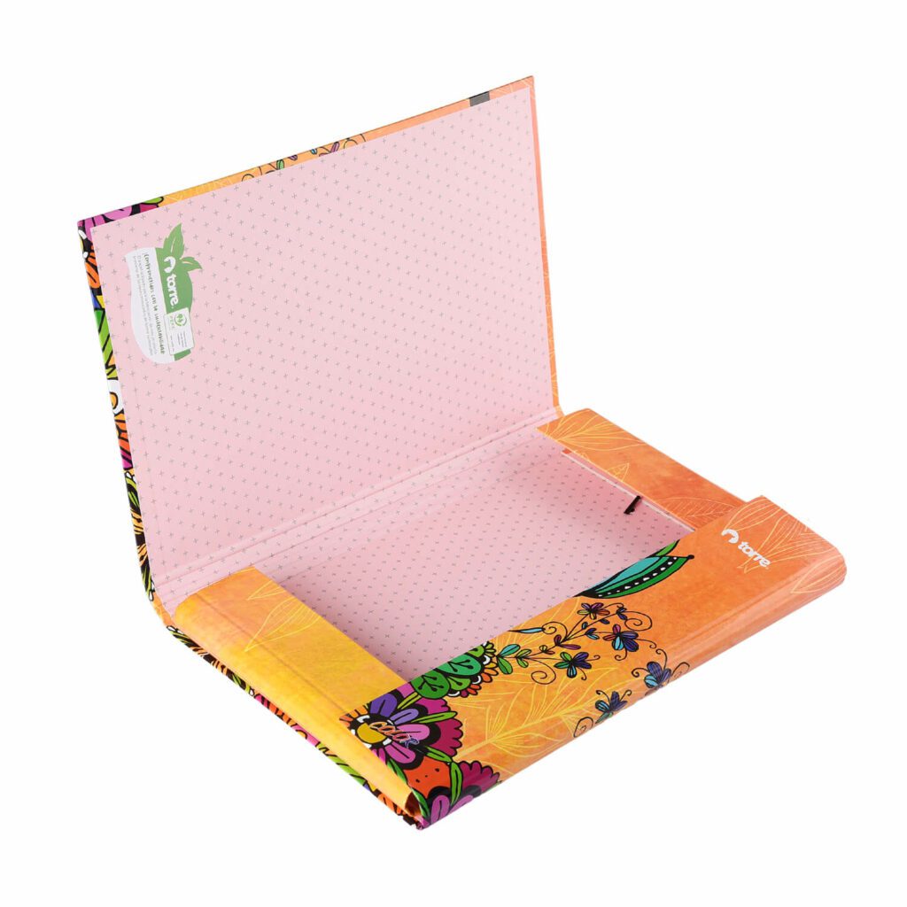 Carpeta rígida con elástico