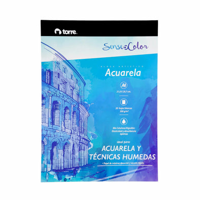 Block artístico acuarela