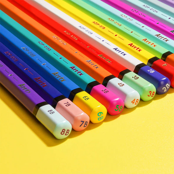 LÁPICES DE DIBUJO PROFESIONALES (DESDE 4H HASTA 8B)