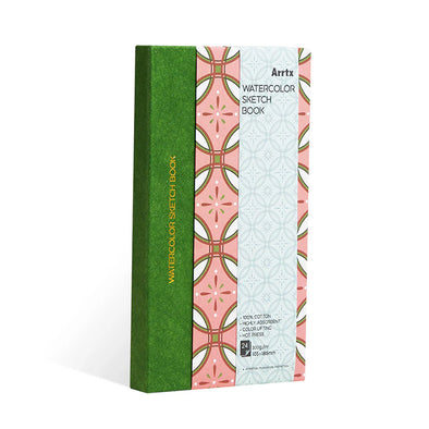 ARRTX CUADERNO DE BOCETOS PARA ACUARELA 24 PAGINAS 300 GRS 18.5 x 10.5 CM