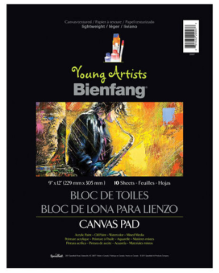 Block Bienfang Canvas tipo Lienzo 22x30cm 10hj 224gr