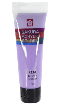 Pintura Acrílica en tubo 75ml Sakura Lavanda