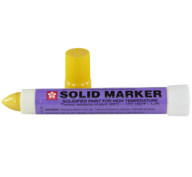 Marcador de Pintura en Barra Sakura Solid Marker Slim Amarillo