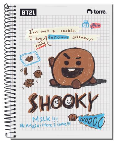 Cuaderno Top BT21 7mm 150h