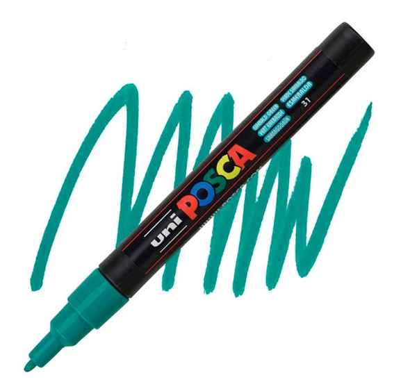 Posca 3M (0.9 - 1.3mm) Verde Esmeralda