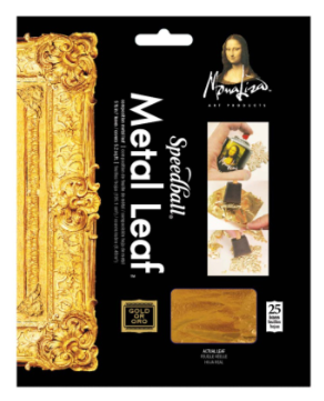 Hojas Metálicas Pan de Oro Mona Lisa14x14cm (25u)