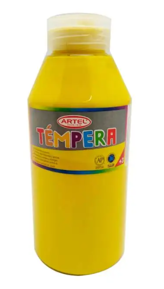 Tempera 500ml amarillo medio 75