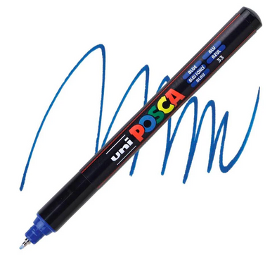 Posca 1MR Extra-Fino (0,7mm) Azul