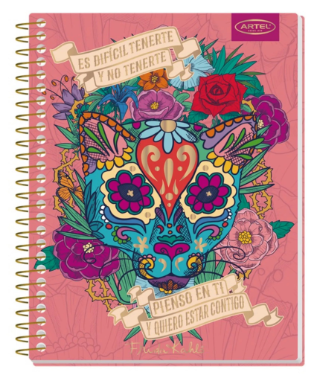 Cuaderno Especial 150 Hojas Frida Kahlo Artel