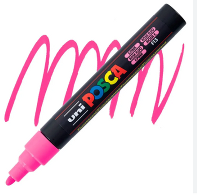 Posca 5M (1.8 - 2.5mm) Rosa Fluorescente