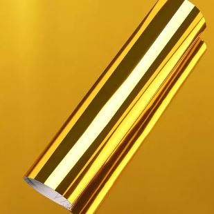 Vinilo decorativo espejo Oro