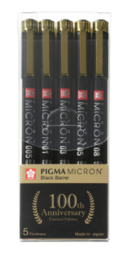 Set de Tiralíneas Pigma Micron Sakura 100 Aniversario