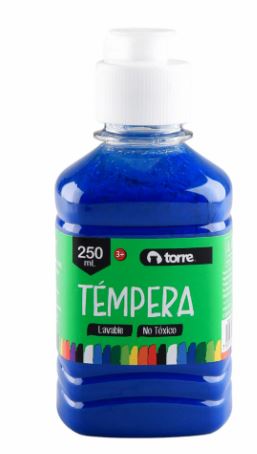 Tempera 250 ml azul