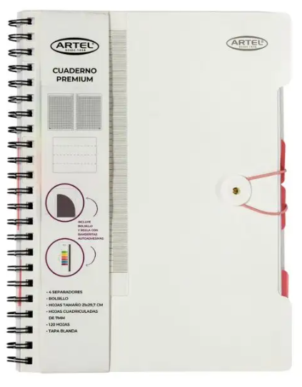 Cuaderno Top Tapa Blanda 120 Hojas + Separadores