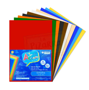 Set goma eva colores surtidos