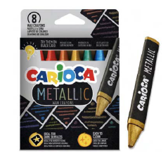 Crayón metálico maxi 8 colores