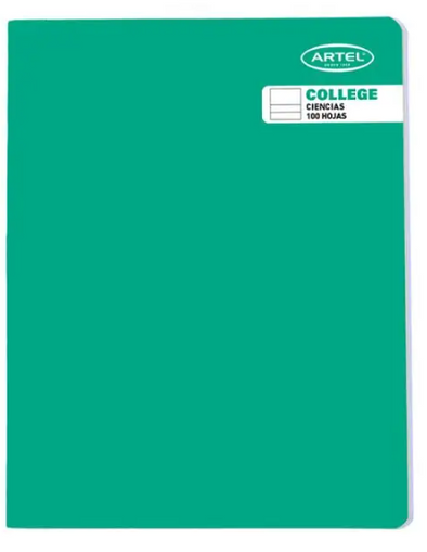 Cuaderno college ciencias 80 hojas