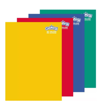 Cuaderno college 5mm 80 hojas