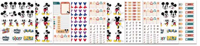 Ringbook stickers 10 hojas Mickey Mouse