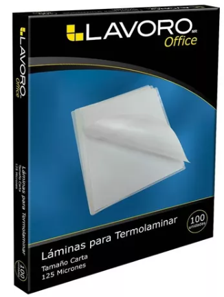 Láminas plastificar tamaño carta