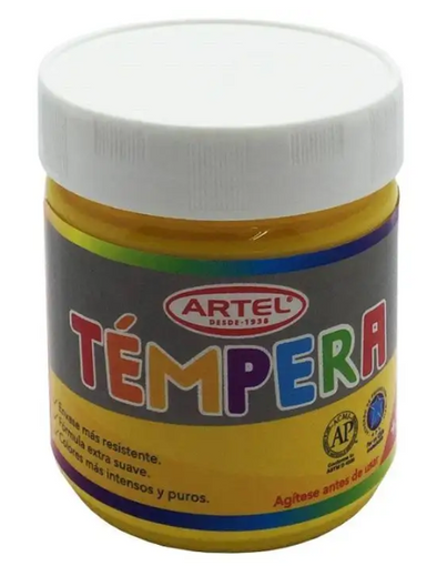 Tempera 100ml amarillo medio 75