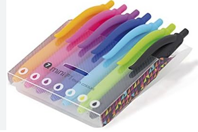 Estuche 7 bolígrafos mini P1 touch colours