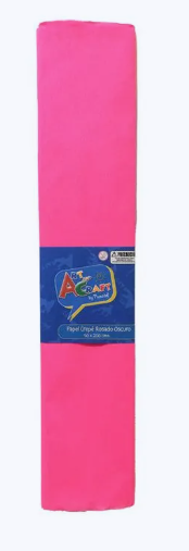 Papel crepe pliego Rosado Oscuro