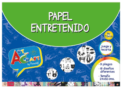 Bolsón papel entretenido