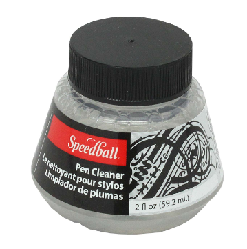 Tinta acrílica para plumillas o pinceles o aerografía 60ml Speedball Transparente (Limpiador de Plumillas)