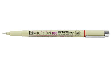 Marcador Pigma Micron Sakura 0.5mm Rojo