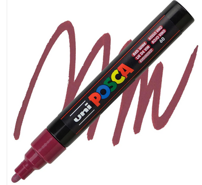 Posca 5M (1.8 - 2.5mm) Rojo Vino