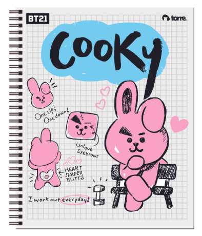 Cuaderno universitario BT21