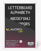 Pizarra tablero de letras