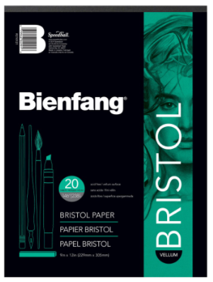 Block Bienfang Papel Bristol Normal 22x30cm 20 hj 238gr.