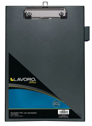 Anotador Simple Pvc Oficio Azul Lavoro