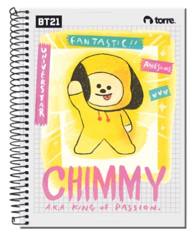 Cuaderno Top BT21 7mm 150h
