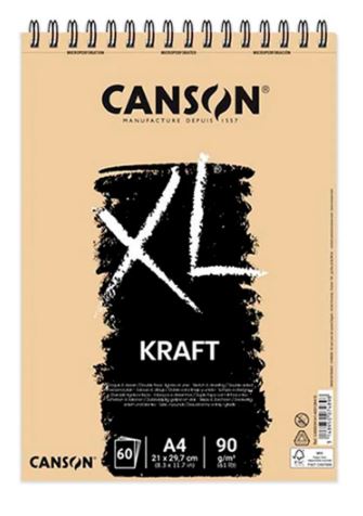 Croquera Canson XL Kraft