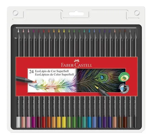 Ecolápices de color supersoft 24 colores