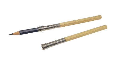 Extensor para lápices de madera y sujeta carboncillos