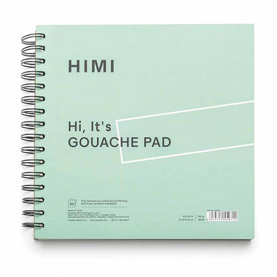 HIMI CUADERNO 8.5IN GOUCHE PAD 21.6*21.6CM-50PCS VERDE - 160G