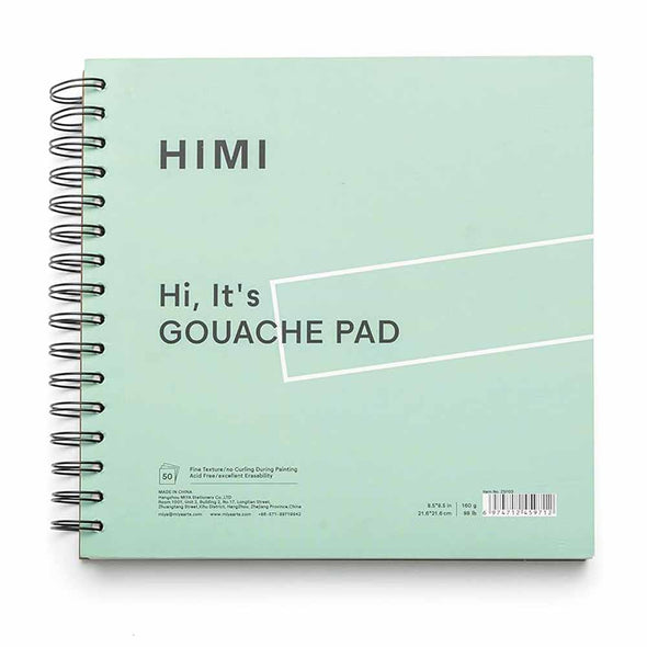HIMI CUADERNO 8.5IN GOUCHE PAD 21.6*21.6CM-50PCS VERDE - 160G
