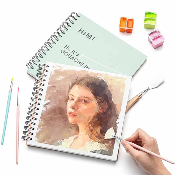 HIMI CUADERNO 8.5IN GOUCHE PAD 21.6*21.6CM-50PCS VERDE - 160G