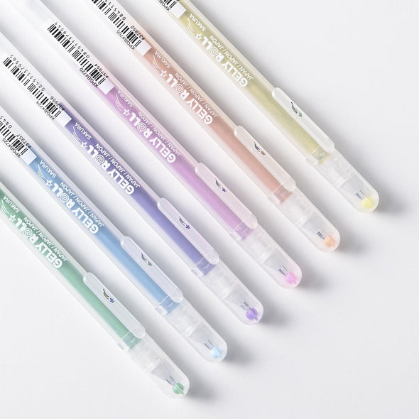 Set Lápiz Gel Gelly Roll Sakura 6 Colores Stardust