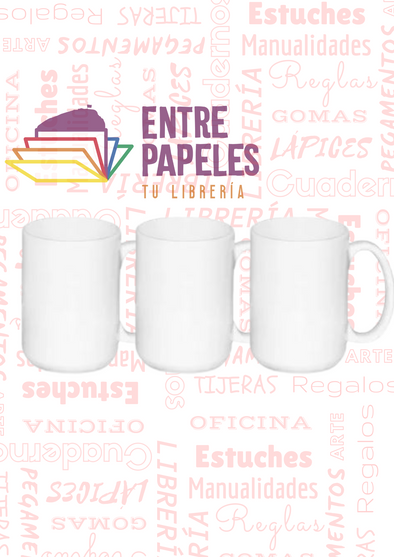 Tazones 15 onzas para sublimar 12 unidades