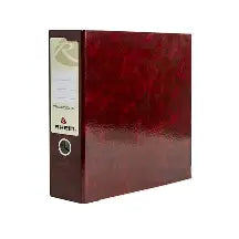 Archivador carta lomo ancho burdeo