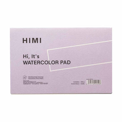 HIMI WATERCOLOR PAD (5.5*8.5IN PURPLE)